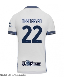 Billige Fotballdrakt Inter Milan Henrikh Mkhitaryan #22 Replika Bortedrakt 2024-25 Kortermet